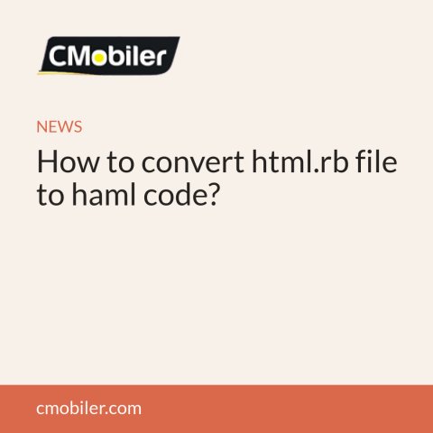 How to convert html.rb file to haml code?