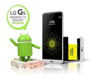 LG G5 receiving Nougat Update on Sprint